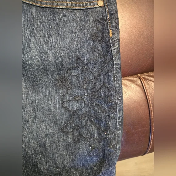 Lee Dark Blue Denim Jean Skirt 11/12 - Picture 2 of 3